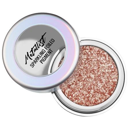Touch In Sol Metallist Sparkling Foiled Eye Shadow Cream Peach 0.04 Oz/ 1.3 G