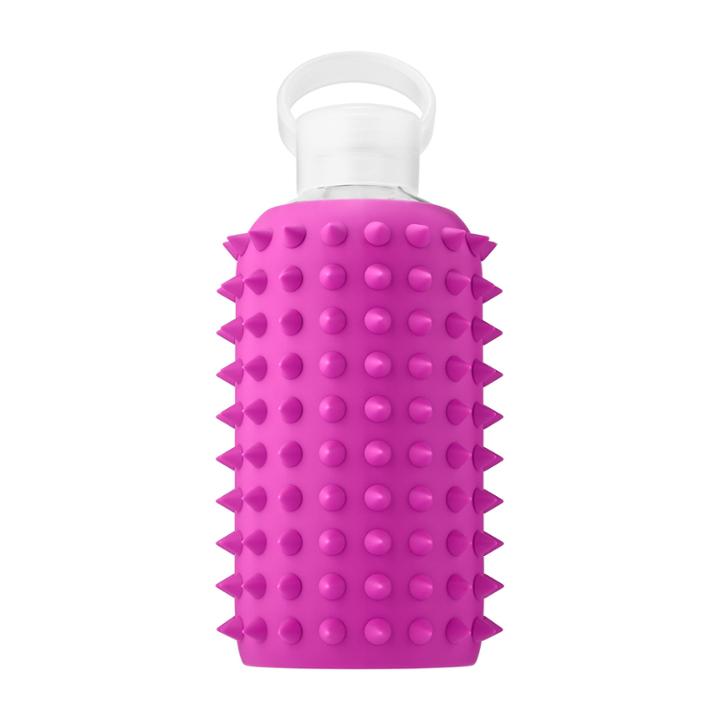 Bkr Spiked Molly Glass Water Bottle Little - 16 Oz/ 500 Ml