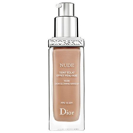 Dior Diorskin Nude Skin-glowing Foundation Broad Spectrum Spf 15 Medium Beige 1 Oz