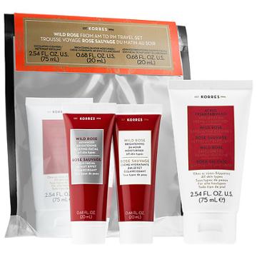 Korres Wild Rose From Am To Pm Travel Set
