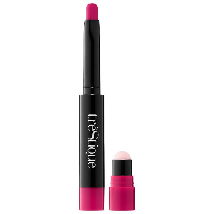 Trstique Prime + Color Lip Glaze Mumbai Magenta Glaze: 0.028 Oz/ 0.80 G, Lip Primer: 0.04 Oz/ 1.0 G