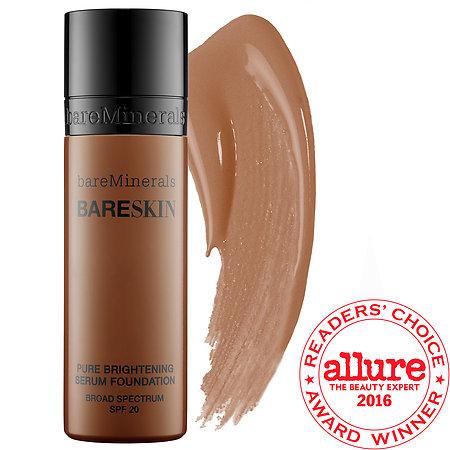 Bareminerals Bareskin(r) Pure Brightening Serum Foundation Broad Spectrum Spf 20 Bare Espresso 19 1 Oz