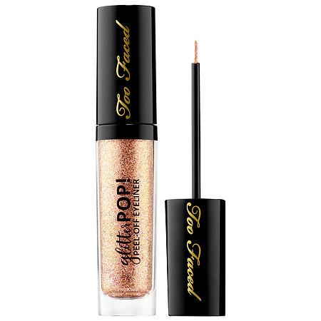 Too Faced Glitter Pop! Peel-off Eyeliner Yes Way Rose .23 Oz/ 6.5 G