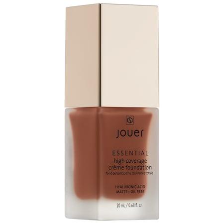 Jouer Cosmetics Essential High Coverage Creme Foundation Carob 0.68 Oz/ 20 Ml