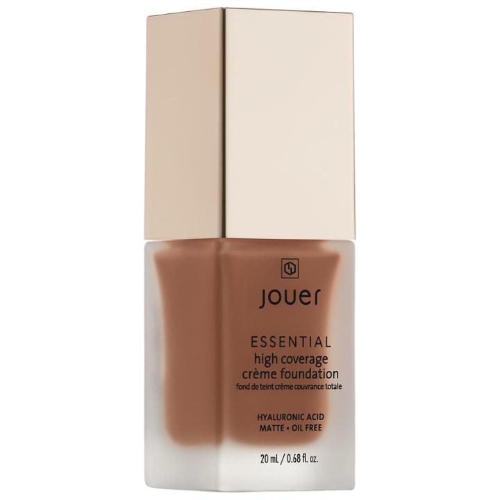 Jouer Cosmetics Essential High Coverage Crme Foundation Cinnamon 0.68 Oz/ 20 Ml