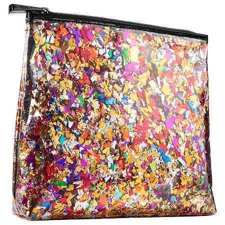 Sephora Collection Let's Disco Confetti Clutch 8.5 W X 1.5d X 8 H