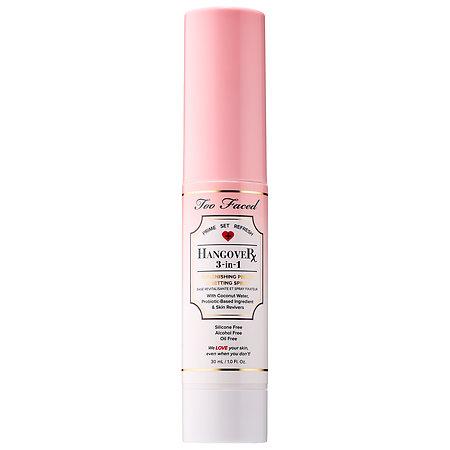 Too Faced Hangover 3-in-1 Replenishing Primer & Setting Spray 1 Oz/ 30 Ml