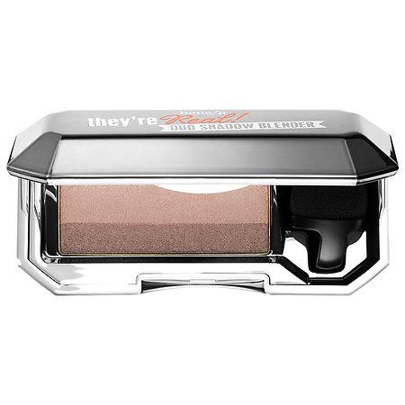 Benefit Cosmetics They're Real Duo Eyeshadow Blender Beyond Easy Eyeshadow Duo Bombshell Brown 0.12 Oz/ 3.5 G