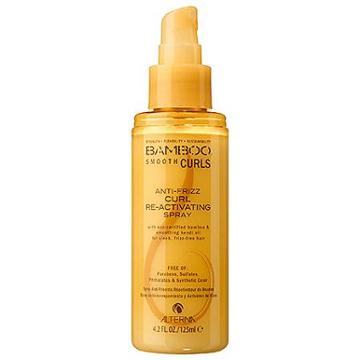 Alterna Bamboo(r) Smooth Curls Anti-frizz Curl Re-activating Spray 4.2 Oz