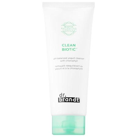 Dr. Brandt Skincare Clean Biotic Ph-balanced Yogurt Cleanser With Chlorophyll 3.5 Oz/ 105 Ml