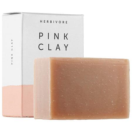 Herbivore Pink Clay Gentle Cleanse Clay Soap Bar 4 Oz