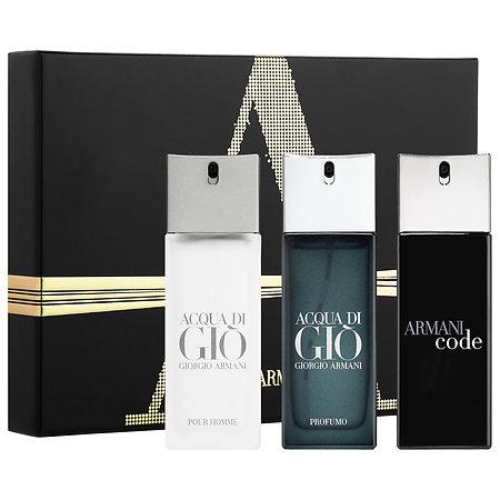 Giorgio Armani Beauty World Of Armani Travel Trio 3 X 0.67 Oz/ 20 Ml