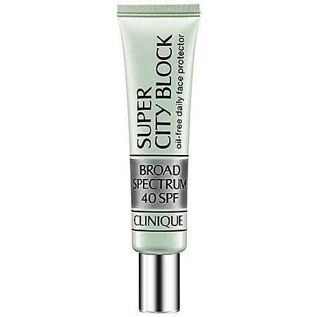Clinique Super City Block Oil-free Daily Face Protector Broad Spectrum 40 Spf 1.4 Oz/ 40 Ml