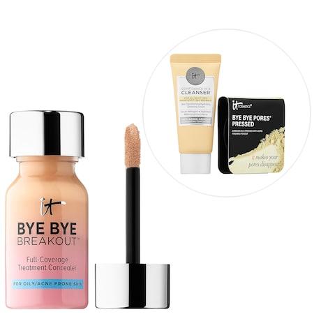 It Cosmetics Bye Bye, Breakout! Hello, Confidence! Customizable Full-coverage Concealer Kit