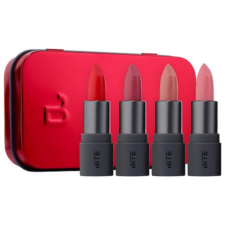 Bite Beauty The Perfect Bite Amuse Bouche Lipstick Set Honeycomb/ Sugarcane/ Rhubarb/ Cayenne