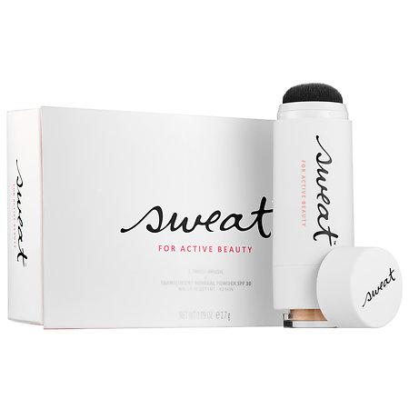 Sweat Cosmetics Twist-brush + Translucent Mineral Powder Universal .09oz
