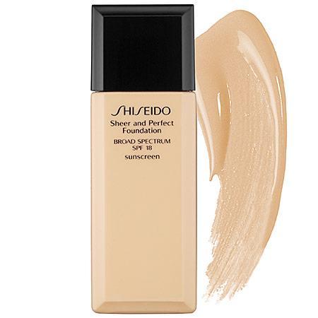 Shiseido Sheer And Perfect Foundation Spf 18 I60 Natural Deep Ivory 1.0 Oz