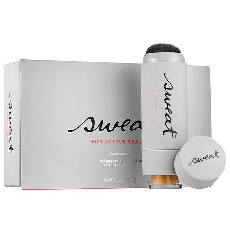 Sweat Cosmetics Twist-brush + Mineral Foundation Spf 30 300 .09oz