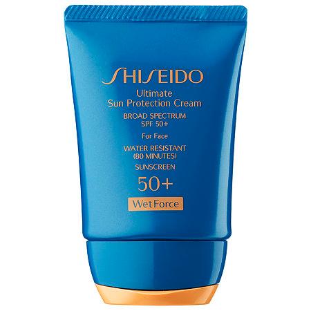 Shiseido Wetforce Ultimate Sun Protection Cream Broad Spectrum Spf 50+ For Face 1.2 Oz