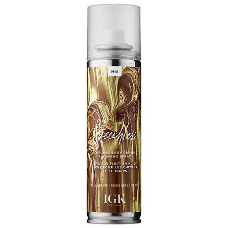 Igk Speechless Hair And Body Dry Oil Finishing Spray 3.4 Oz/ 120 Ml