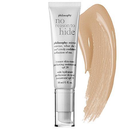 Philosophy No Reason To Hide Instant Skin-tone Perfecting Moisturizer Broad Spectrum Spf 20 Sunscreen Light 1 Oz