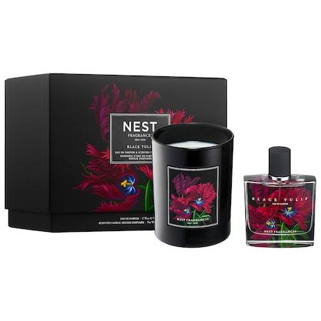 Nest Black Tulip Eau De Parfum And Scented Candle Set
