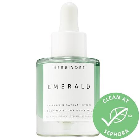 Herbivore Emerald Cannabis Sativa Hemp Seed Deep Moisture Glow Oil 1 Oz/ 30 Ml