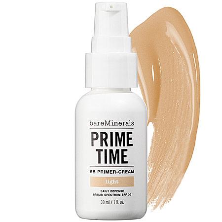 Bareminerals Prime Time Bb Primer-cream Daily Defense Broad Spectrum Spf 30 Light 1.0 Oz