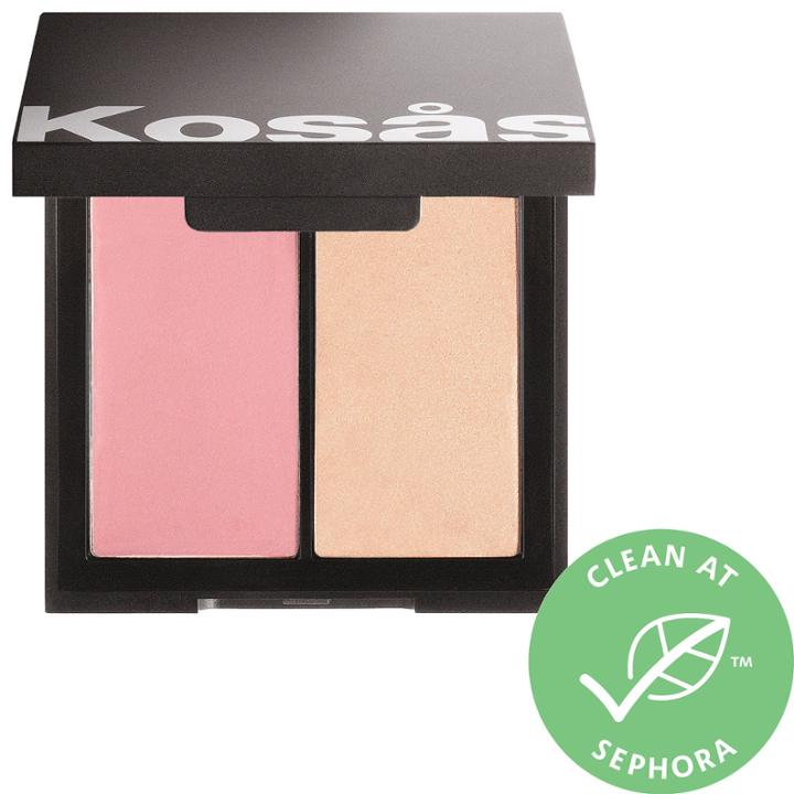 Kosas Color & Light: Crme Cream Blush & Highlighter Duo 8th Muse .32 Oz / 9 Ml/g