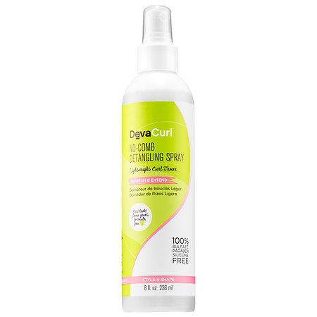 Devacurl No-comb Detangling Spray Lightweight Curl Tamer 8 Oz/ 236 Ml