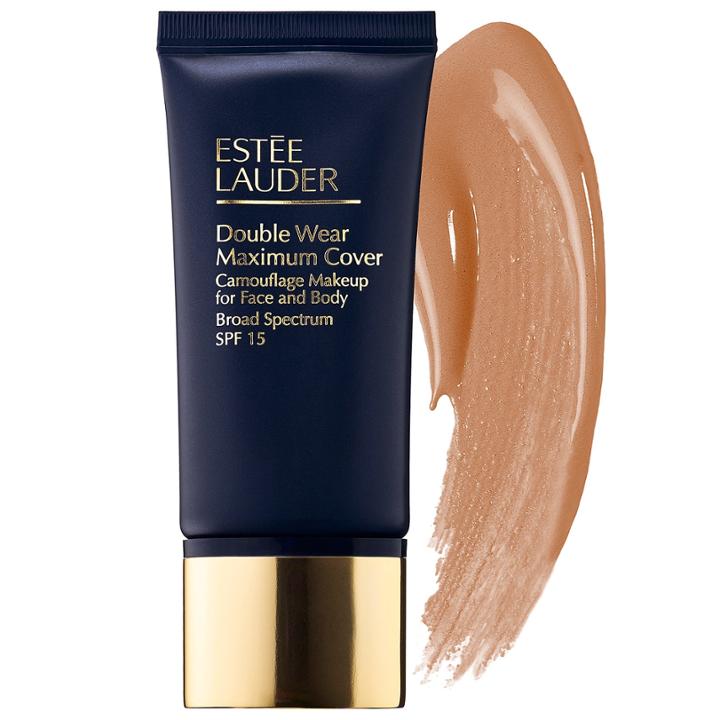 Este Lauder Double Wear Maximum Cover Camouflage Foundation For Face And Body Spf 15 5w2 Rich Caramel 1 Oz/ 30 Ml