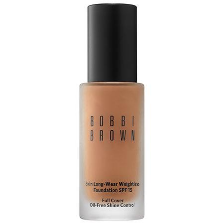 Bobbi Brown Skin Long-wear Weightless Foundation Spf 15 Warm Almond 6.5 1 Oz/ 30 Ml