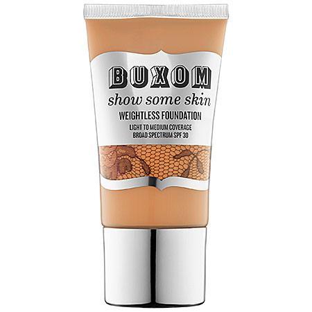Buxom Show Some Skin Weightless Foundation Almond The Nude 1.5 Oz