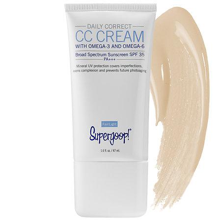 Supergoop! Cc Cream Daily Correct Broad Spectrum Spf 35+ Sunscreen Fair To Light 1.6 Oz/ 47 Ml