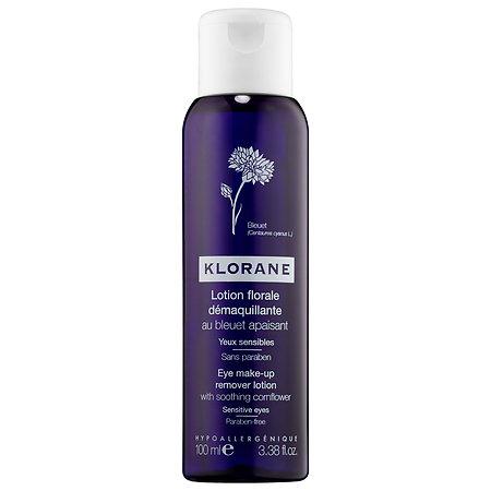 Klorane Eye Make-up Remover Lotion With Soothing Cornflower 6.76 Oz