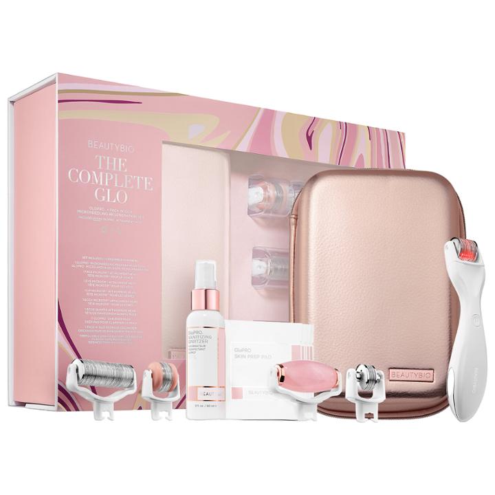 Beautybio The Complete Glo: Glopro + Pack N' Glo Microneedling Regeneration Set