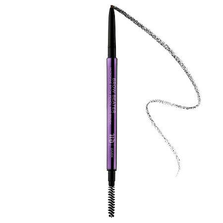 Urban Decay Brow Beater Microfine Brow Pencil And Brush Dark Brown 0.001 Oz