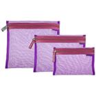 Sephora Collection The Gallivanter Royal Flush 7 5/8" H X 9 1/2" L X 2 1/4" W (large Bag) 5 3/4" H X 8" L X 0" W (medium Bag) 4 1/8" H X 6 1/2" L X 0" W (small Bag)