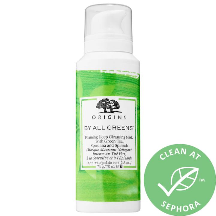 Origins By All Greens Foaming Deep Cleansing Mask 2.6 Oz/ 77 Ml