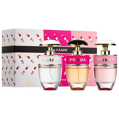 Prada Candy Lipstick Collector's Set 3 X 0.68 Oz/ 20 Ml