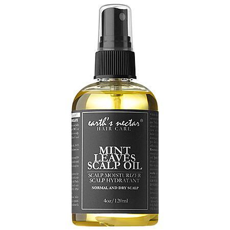 Earth's Nectar Mint Leaves Scalp Oil 4 Oz