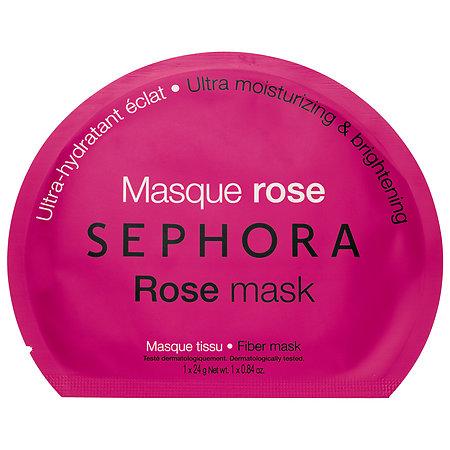 Sephora Collection Face Mask Rose Mask - Moisturizing & Brightening 0.84 Oz/ 24 G