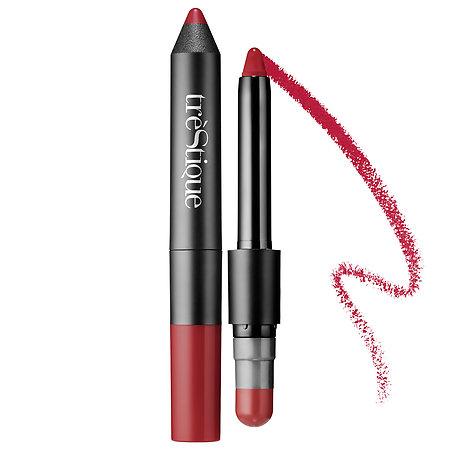 Trestique Matte Color & Shiny Balm Lip Crayon Tuscan Wine Lip Crayon: 0.06 Oz/ 1.8 G, Balm: 0.04 Oz / 1.1 G