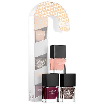 Nails Inc. Nail Polish Candy Cane Set