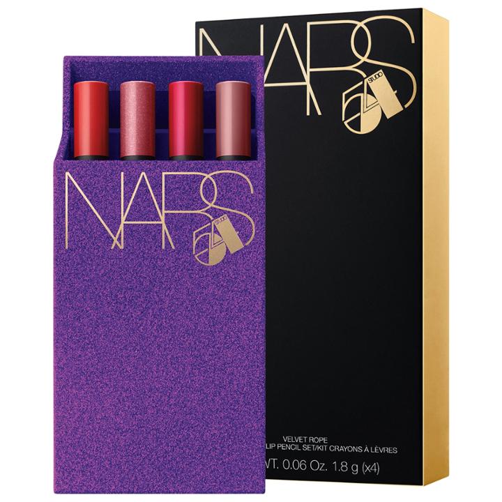 Nars Velvet Rope Velvet Matte Lip Pencil Mini Set 4 X 0.06 Oz