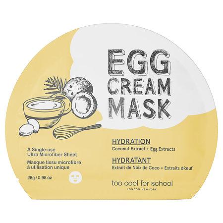 Too Cool For School Egg Cream Mask Hydration 1 Single-use Mask