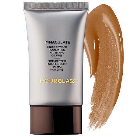 Hourglass Immaculate(r) Liquid Powder Foundation Mattifying Oil Free Ebony 1 Oz/ 30 Ml