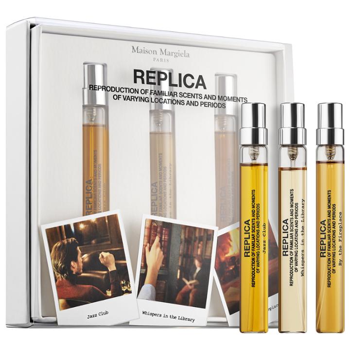Maison Margiela Replica' Travel Spray Set - Jazz Club, Whispers In The Library, By The Fireside 3 X 0.34 Oz/ 10 Ml Eau De Toilette Set