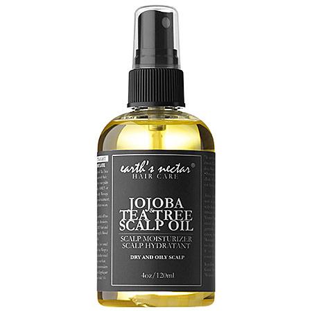 Earth's Nectar Jojoba & Tea Tree Scalp Oil 4 Oz/ 120 Ml