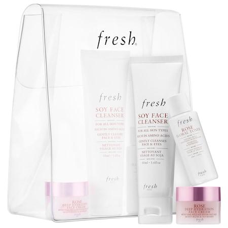 Fresh Rose Hydration Travel Set